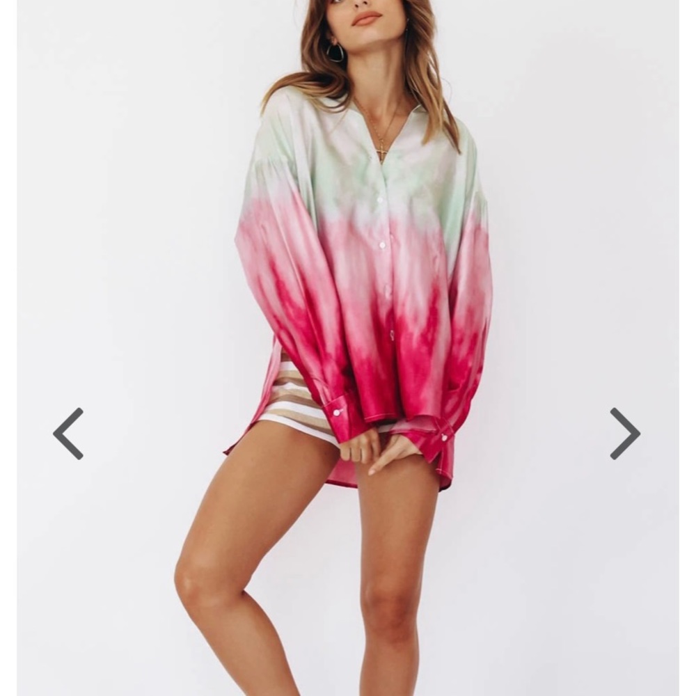 Worlds Away Button Down Front Shirt